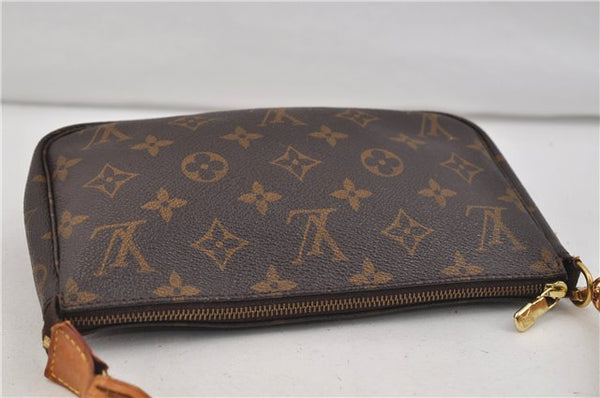Authentic Louis Vuitton Monogram Pochette Accessoires Pouch M51980 LV 1617E