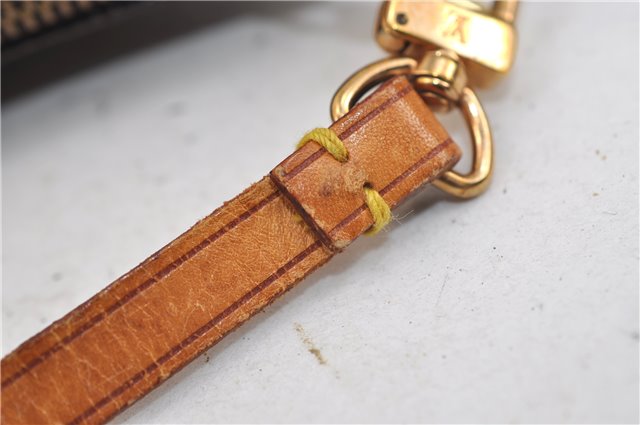 Authentic Louis Vuitton Monogram Pochette Accessoires Pouch M51980 LV 1617E