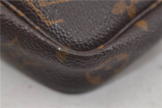 Authentic Louis Vuitton Monogram Pochette Accessoires Pouch M51980 LV 1617E