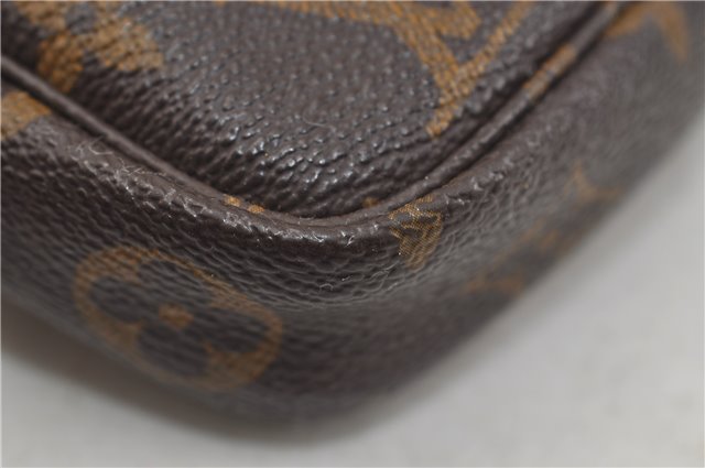 Authentic Louis Vuitton Monogram Pochette Accessoires Pouch M51980 LV 1617E
