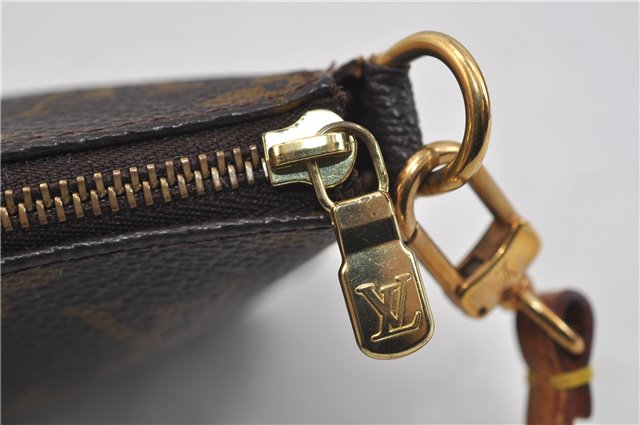 Authentic Louis Vuitton Monogram Pochette Accessoires Pouch M51980 LV 1617E