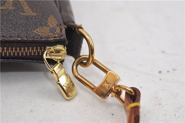 Authentic Louis Vuitton Monogram Pochette Accessoires Pouch M51980 LV 1617E