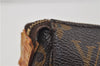 Authentic Louis Vuitton Monogram Pochette Accessoires Pouch M51980 LV 1617E