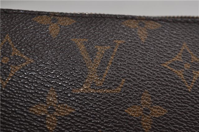 Authentic Louis Vuitton Monogram Pochette Accessoires Pouch M51980 LV 1617E