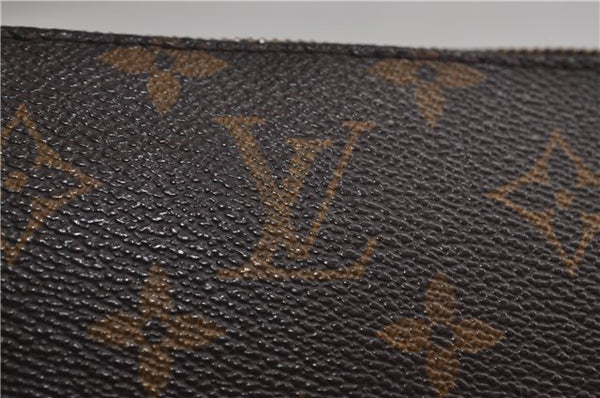 Authentic Louis Vuitton Monogram Pochette Accessoires Pouch M51980 LV 1617E
