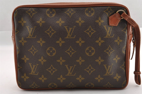 Authentic Louis Vuitton Monogram Pochette Sport Clutch Hand Bag Old Model 1617I