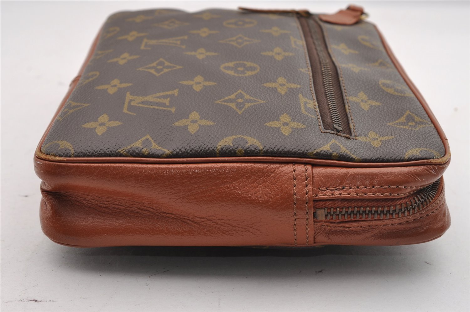 Authentic Louis Vuitton Monogram Pochette Sport Clutch Hand Bag Old Model 1617I