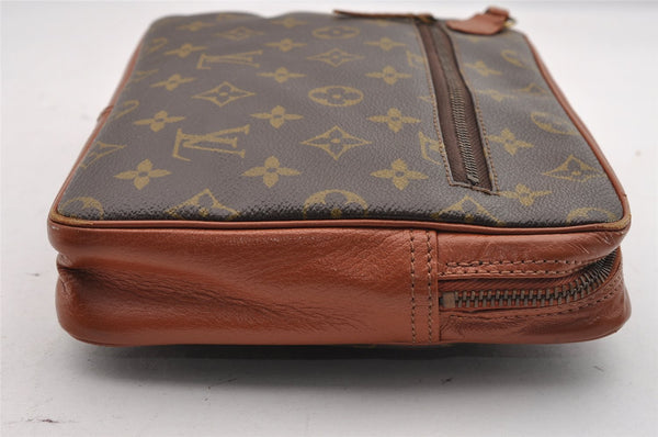Authentic Louis Vuitton Monogram Pochette Sport Clutch Hand Bag Old Model 1617I