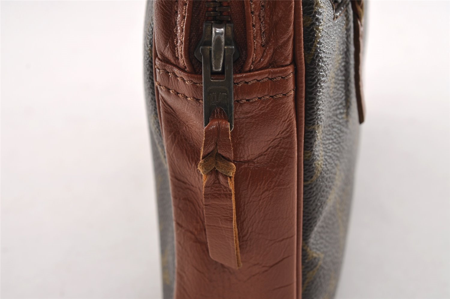 Authentic Louis Vuitton Monogram Pochette Sport Clutch Hand Bag Old Model 1617I