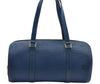 Authentic Louis Vuitton Epi Soufflot Hand Bag Blue M52225 LV 1618I