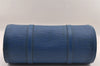 Authentic Louis Vuitton Epi Soufflot Hand Bag Blue M52225 LV 1618I