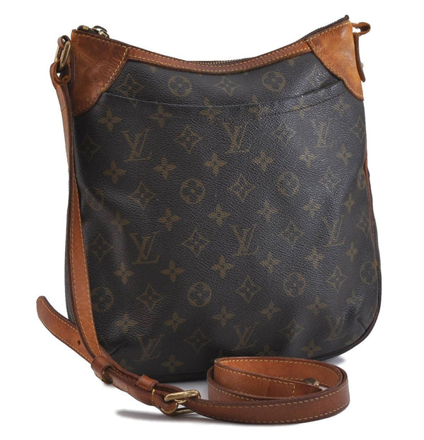 Auth Louis Vuitton Monogram Odeon PM Shoulder Cross Bag M56390 LV Junk 1619D