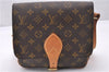 Authentic Louis Vuitton Monogram Cartouchiere MM M51253 Shoulder Cross Bag 1619F