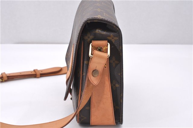 Authentic Louis Vuitton Monogram Cartouchiere MM M51253 Shoulder Cross Bag 1619F