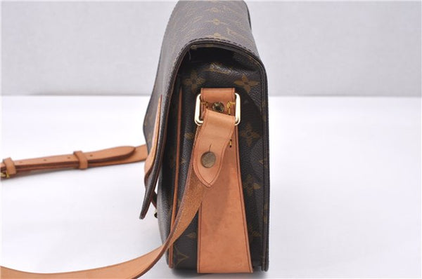 Authentic Louis Vuitton Monogram Cartouchiere MM M51253 Shoulder Cross Bag 1619F