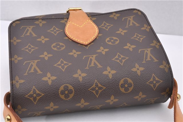 Authentic Louis Vuitton Monogram Cartouchiere MM M51253 Shoulder Cross Bag 1619F