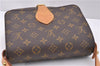 Authentic Louis Vuitton Monogram Cartouchiere MM M51253 Shoulder Cross Bag 1619F