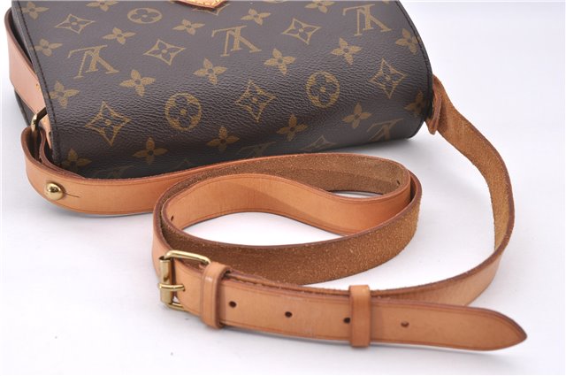 Authentic Louis Vuitton Monogram Cartouchiere MM M51253 Shoulder Cross Bag 1619F