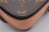 Authentic Louis Vuitton Monogram Cartouchiere MM M51253 Shoulder Cross Bag 1619F