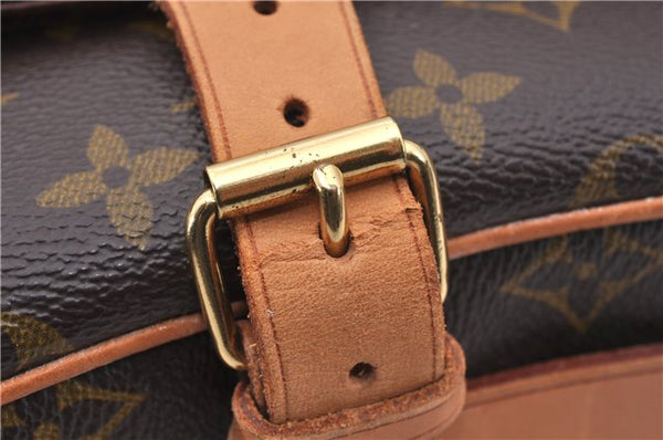 Authentic Louis Vuitton Monogram Cartouchiere MM M51253 Shoulder Cross Bag 1619F