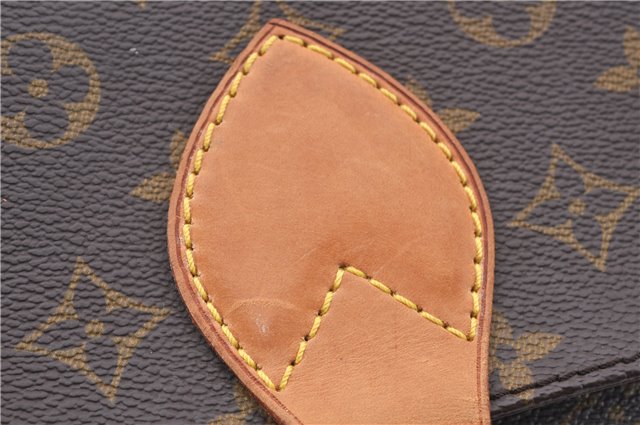 Authentic Louis Vuitton Monogram Cartouchiere MM M51253 Shoulder Cross Bag 1619F