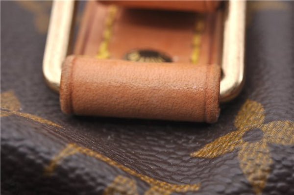 Authentic Louis Vuitton Monogram Cartouchiere MM M51253 Shoulder Cross Bag 1619F