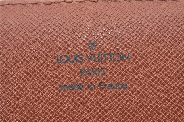 Authentic Louis Vuitton Monogram Cartouchiere MM M51253 Shoulder Cross Bag 1619F