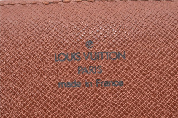Authentic Louis Vuitton Monogram Cartouchiere MM M51253 Shoulder Cross Bag 1619F