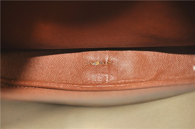 Authentic Louis Vuitton Monogram Cartouchiere MM M51253 Shoulder Cross Bag 1619F