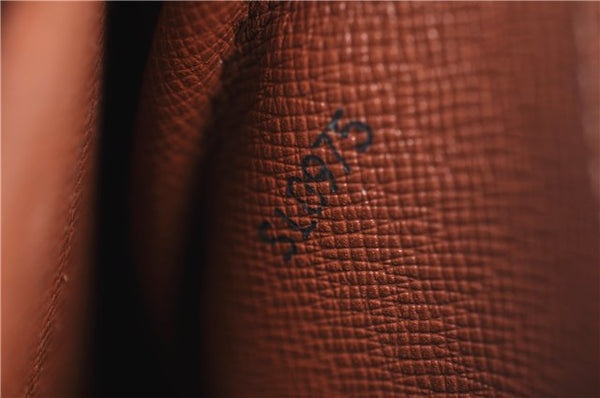 Authentic Louis Vuitton Monogram Cartouchiere MM M51253 Shoulder Cross Bag 1619F