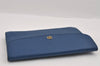 Authentic Louis Vuitton Epi Montaigne 27 Clutch Hand Bag Blue M52655 LV 1619I