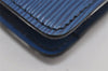 Authentic Louis Vuitton Epi Montaigne 27 Clutch Hand Bag Blue M52655 LV 1619I