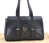 Authentic Louis Vuitton Epi Segur MM Shouler Bag Black M58862 LV 1620D