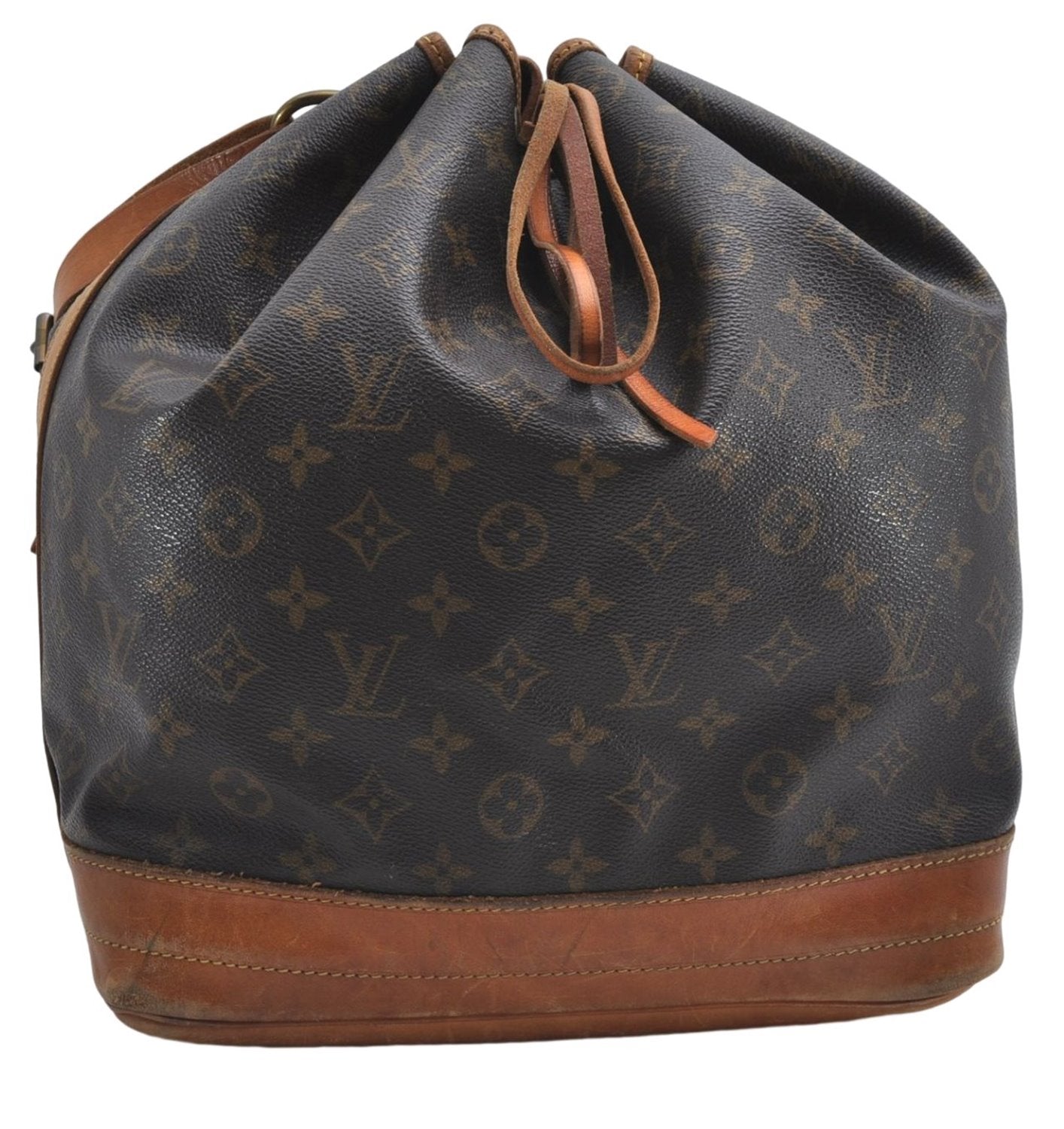 Authentic Louis Vuitton Monogram Noe Shoulder Bag M42224 LV 1620E