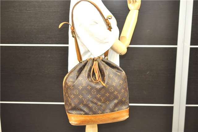 Authentic Louis Vuitton Monogram Noe Shoulder Bag M42224 LV 1620E