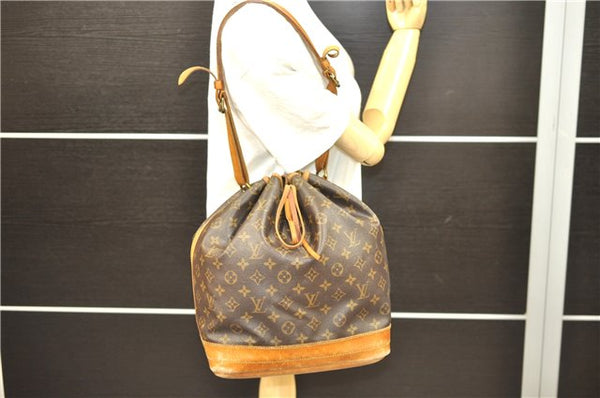 Authentic Louis Vuitton Monogram Noe Shoulder Bag M42224 LV 1620E
