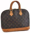 Authentic Louis Vuitton Monogram Alma Hand Bag Purse M51130 LV 1620F