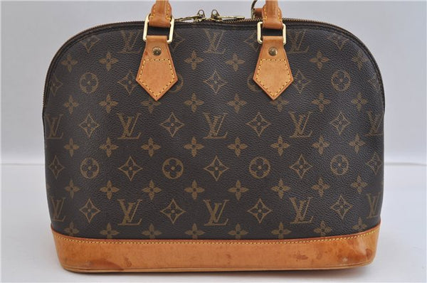 Authentic Louis Vuitton Monogram Alma Hand Bag Purse M51130 LV 1620F