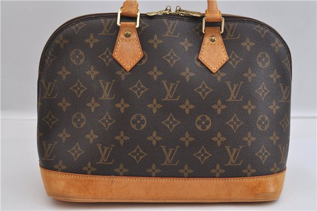 Authentic Louis Vuitton Monogram Alma Hand Bag Purse M51130 LV 1620F