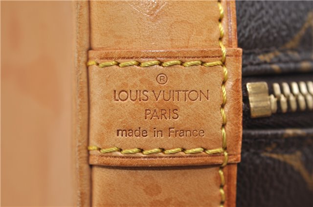 Authentic Louis Vuitton Monogram Alma Hand Bag Purse M51130 LV 1620F
