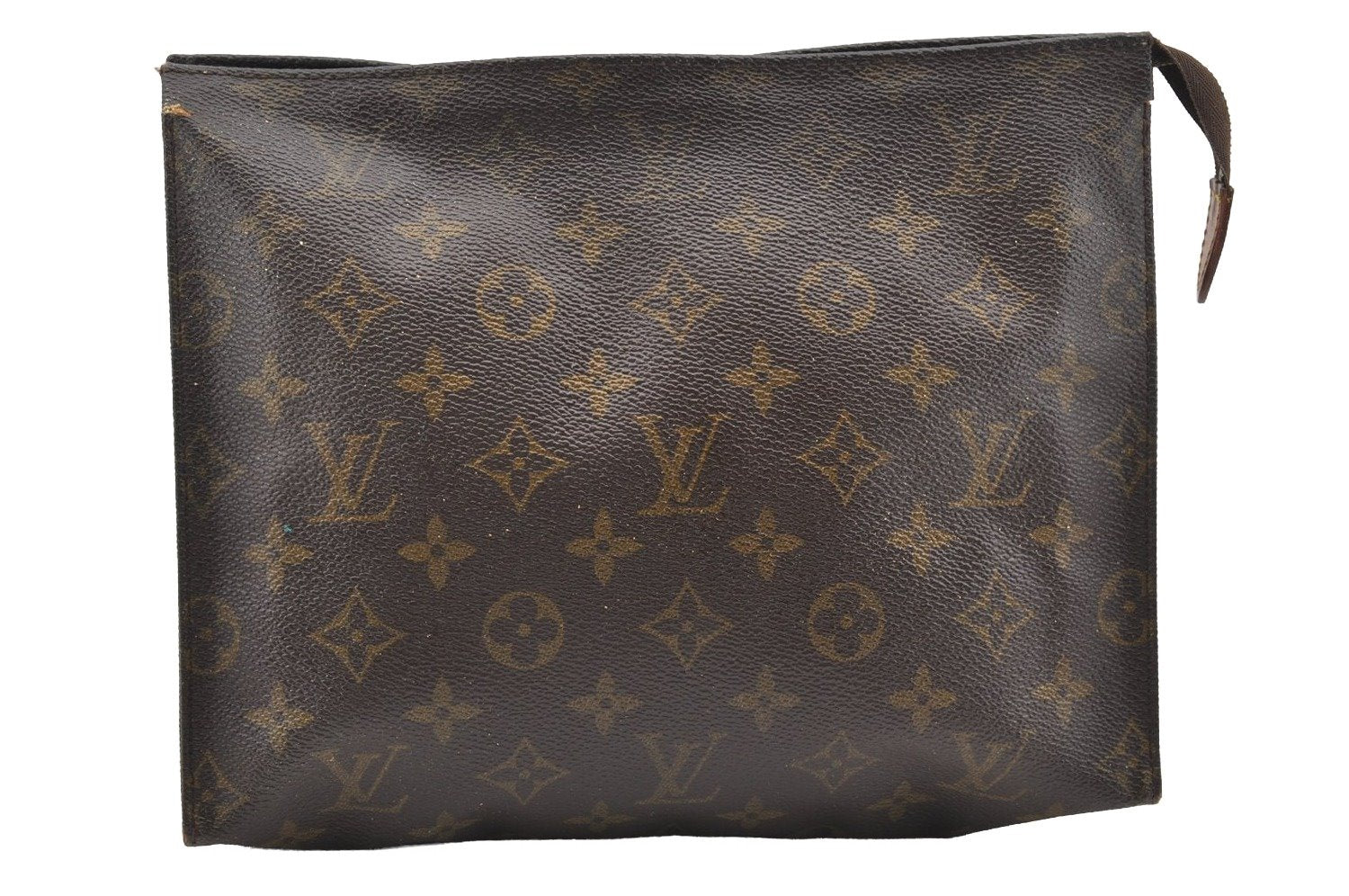 Auth Louis Vuitton Monogram Poche Toilette 26 M47542 Cosmetics Pouch Junk 1620I