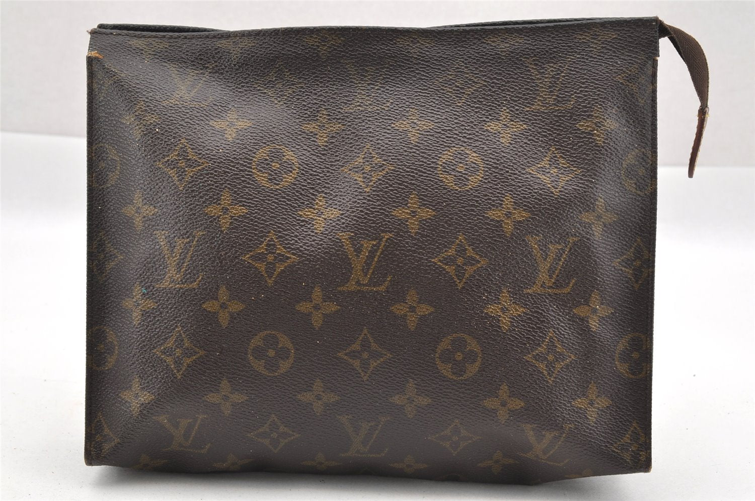 Auth Louis Vuitton Monogram Poche Toilette 26 M47542 Cosmetics Pouch Junk 1620I