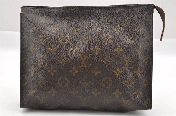 Auth Louis Vuitton Monogram Poche Toilette 26 M47542 Cosmetics Pouch Junk 1620I