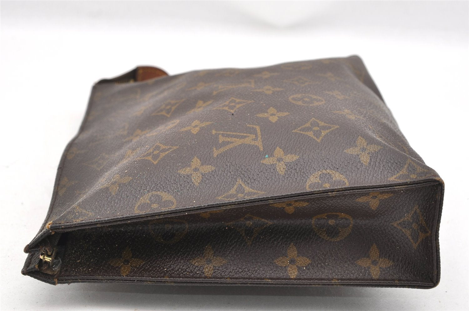Auth Louis Vuitton Monogram Poche Toilette 26 M47542 Cosmetics Pouch Junk 1620I