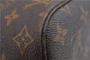 Authentic Louis Vuitton Monogram Neverfull MM Tote Bag M40156 LV 1621D