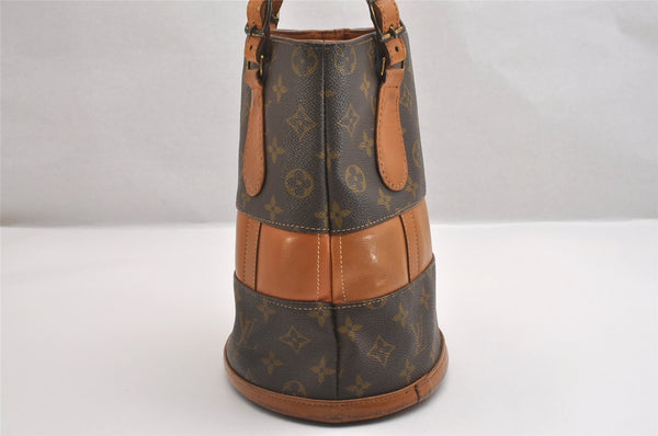 Authentic Louis Vuitton Monogram Bucket PM Shoulder Tote Bag USA Model LV 1621I