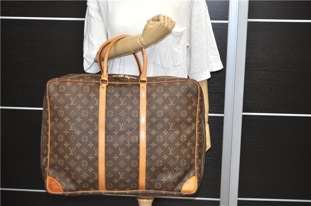 Authentic Louis Vuitton Monogram Sirius 50 Travel Hand Bag M41406 LV 1622D