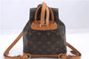 Authentic Louis Vuitton Monogram Montsouris PM Backpack M51137 LV 1622E