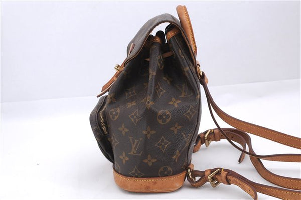 Authentic Louis Vuitton Monogram Montsouris PM Backpack M51137 LV 1622E