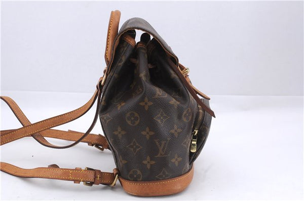 Authentic Louis Vuitton Monogram Montsouris PM Backpack M51137 LV 1622E